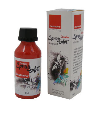 ISOMARS 100ML CREATIVE SPRAY ART INK-RED