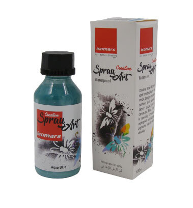 ISOMARS 100ML CREATIVE SPRAY ART INK-AQUA BLUE