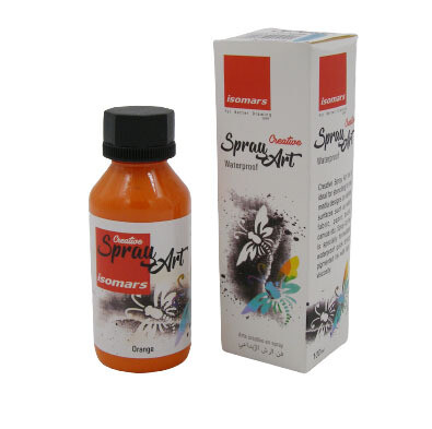 ISOMARS 100ML CREATIVE SPRAY ART INK-ORANGE CSA100