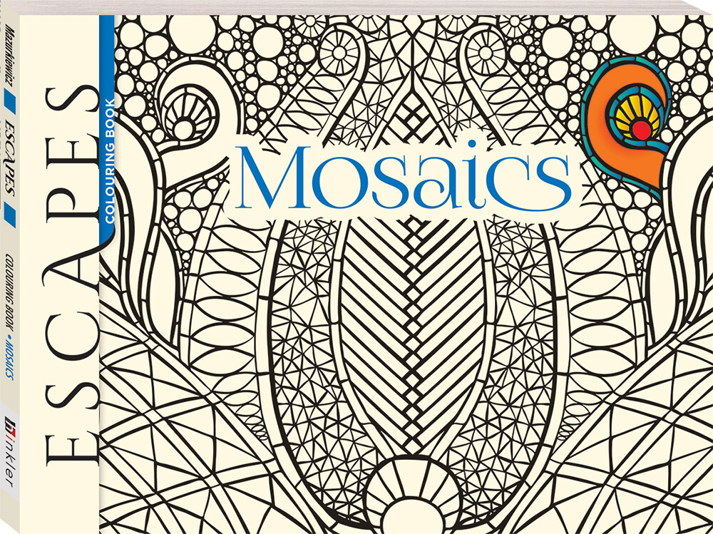 HINKLER ESCAPES MOSAICS COLOURING BOOK