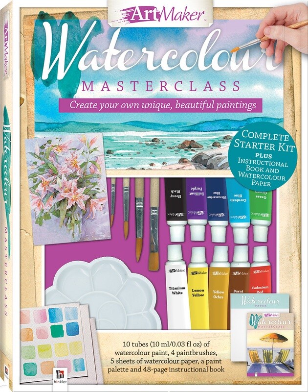 HINKLER ART MAKER WATERCOLOUR MASTERCLASS
