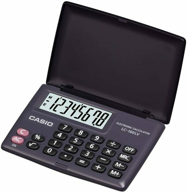 CASIO LC-160L CALCULTOR