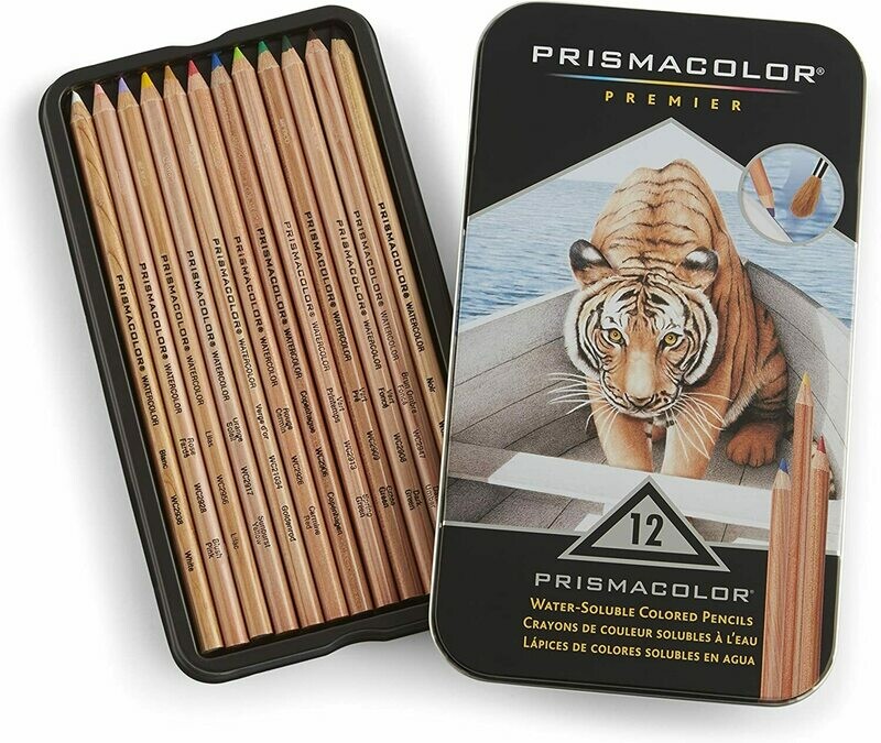 PRISMACOLOR 12 WATERCOLOR PENCILS 4064HT