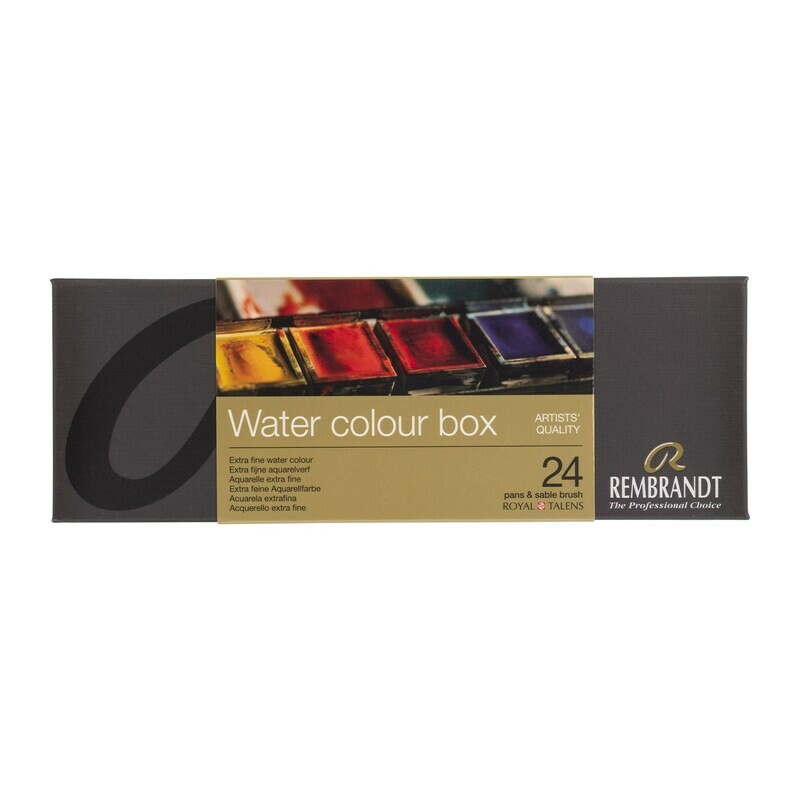 REMBRANDT 24 WATER COLOUR BOX 05838625