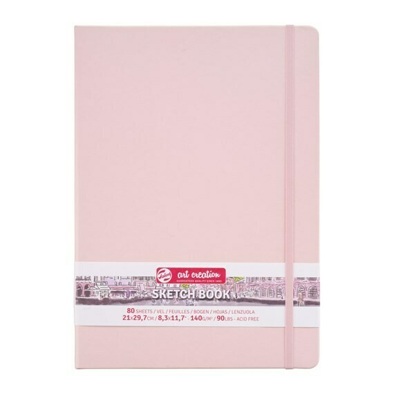 ROYAL TALENS 21X29.7CM PNK SKETCHBOOK 80SHS 140GSM