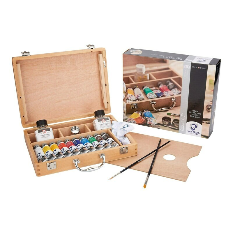VAN GOGH 10X40ML+ACCESSORIES OIL CLR BOX 02840510