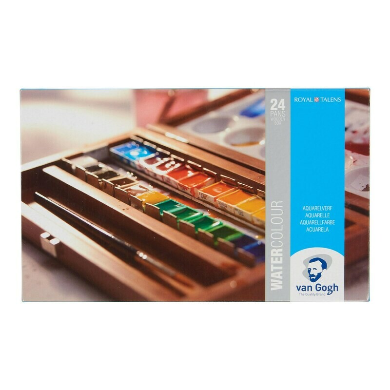 VAN GOGH 24PANS WATER COLOUR WOODEN BOX 20848624