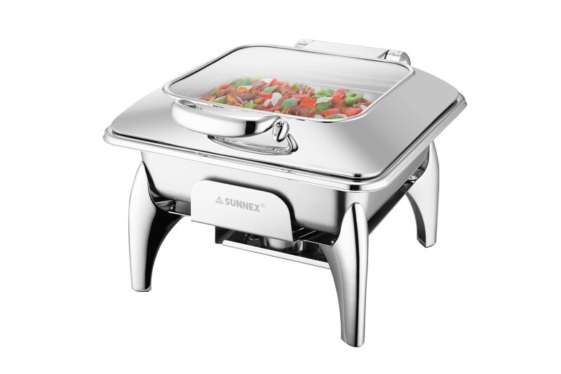 SUNNEX S/S VIENNA CHAFING DISH 2/3 5.5LIT W16-2300