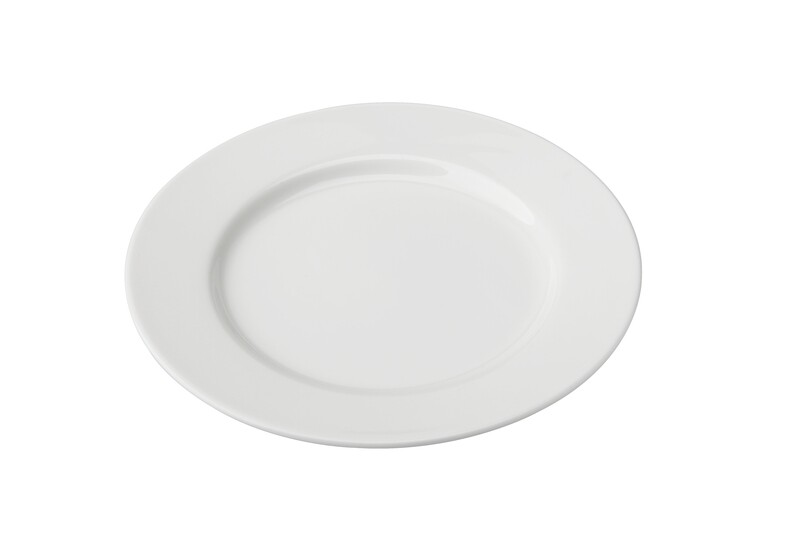 SUNNEX/ORION 6&quot; WHITEWARE RIM PLATE 15CM C88001