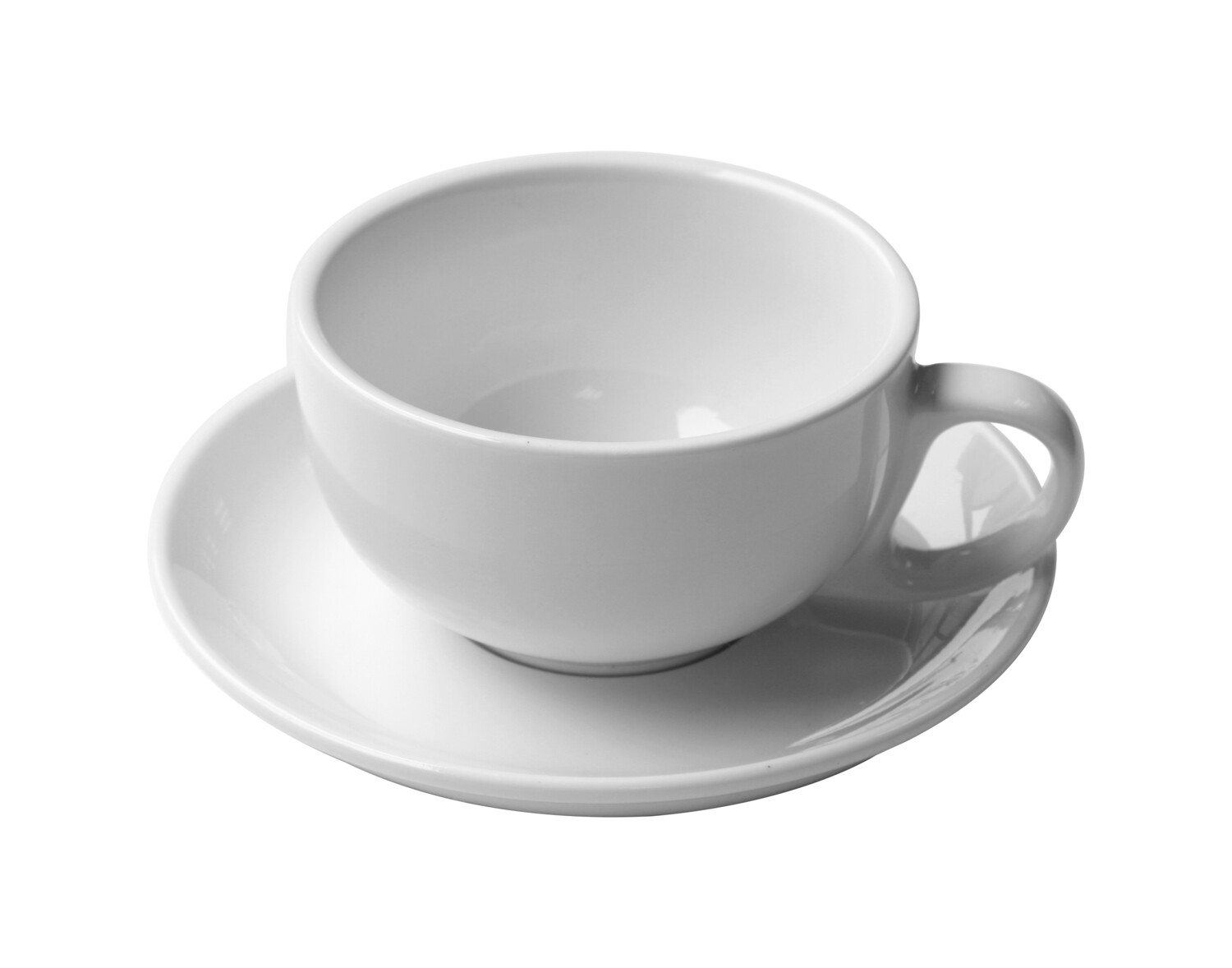 SUNNEX/ORION WHITEWARE STACKING TEA CUP/SAUCER