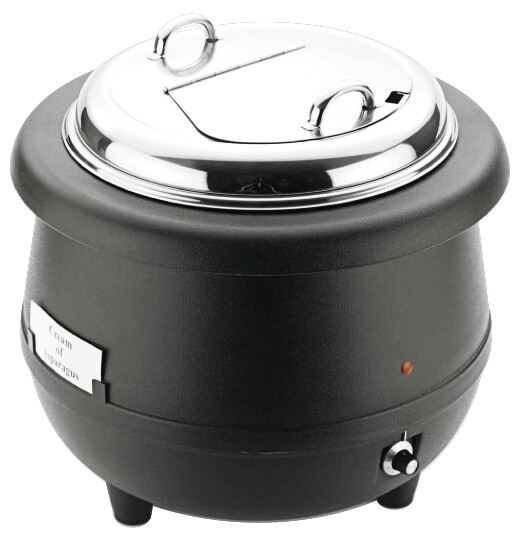 SUNNEX 10LIT ELECTRIC SOUP WARMER W/LADLE E07-1001