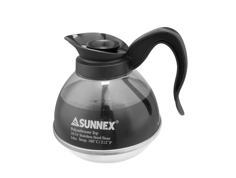 SUNNEX 1.8LIT COFFEE DECANTER S/S BASE (63OZ)