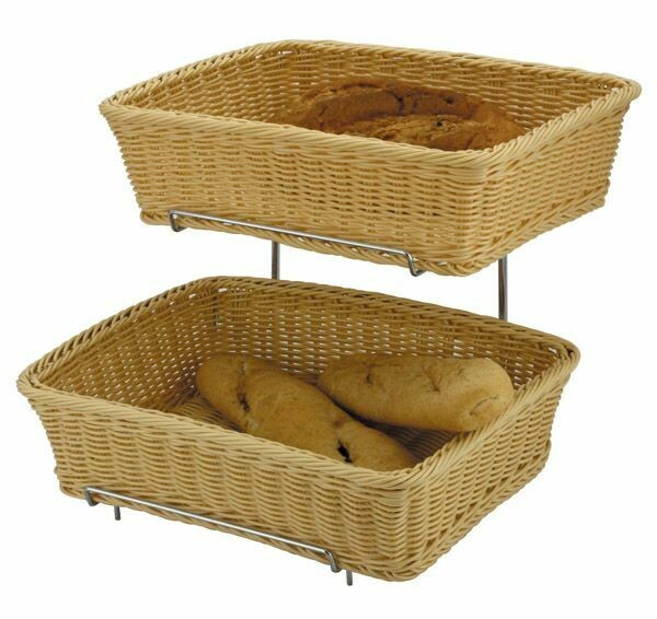 SUNNEX RATTAN BASKET+STAND 35.5X27X9 C04021/C06026