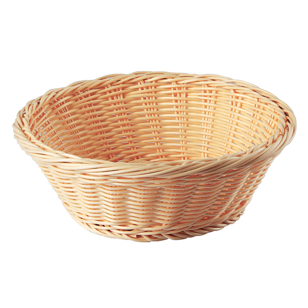 SUNNEX RATTAN BASKET ROUND 25X8CM C04004