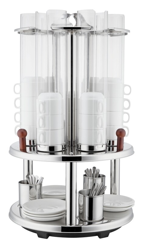 SUNNEX REVOLVING CUP DISPENSER SS BASE U09-1000