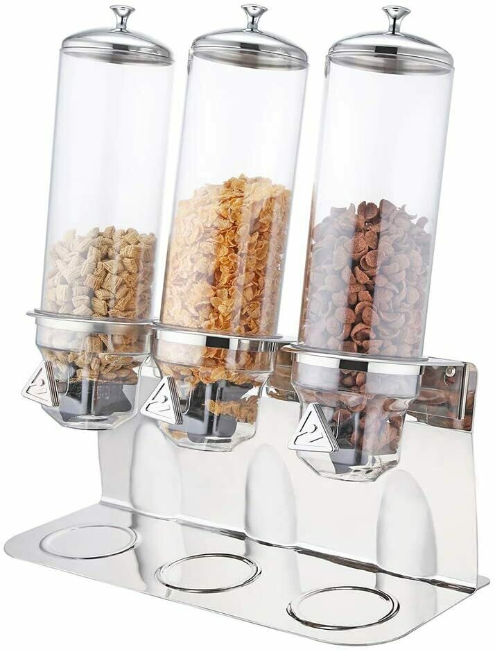 SUNNEX 4.0LIT 3 BOWL CEREAL DISPENSER U13-1300