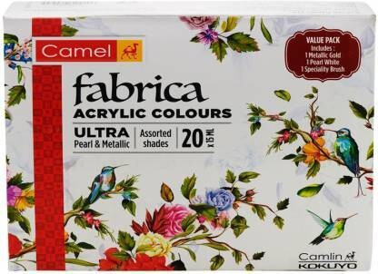 CAMEL 15ML FABRICA ACRYLIC COLOR SET OF 20