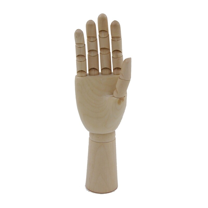 RSC 10&quot; WOODEN HAND MANNEQUIN BMMS02 P21-83