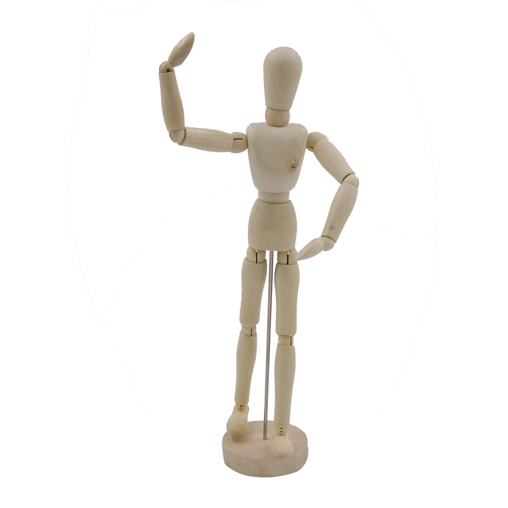 RSC 12&quot; WOODEN MANNEQUIN MODEL (30CM) P21-81