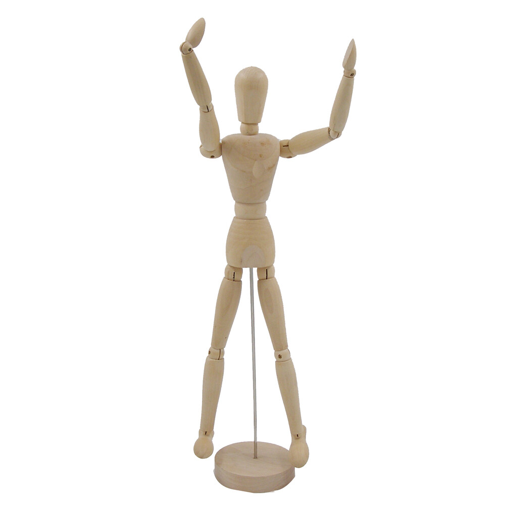 RSC 16&quot; WOODEN MANNEQUIN MODEL (40.64CM) MEN/WOMEN