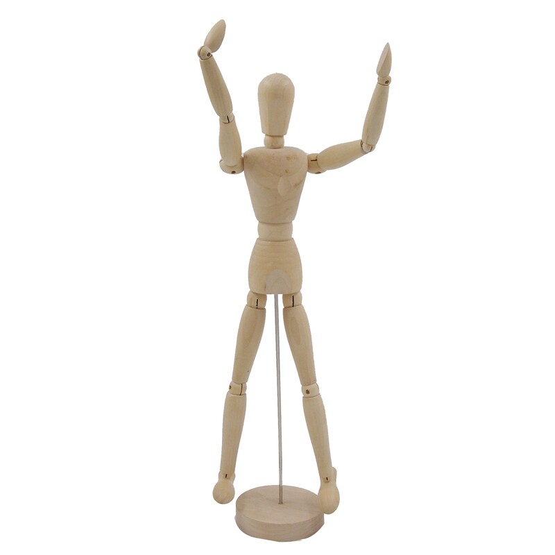 RSC 16&quot; WOODEN MANNEQUIN MODEL (40.64CM) MEN/WOMEN