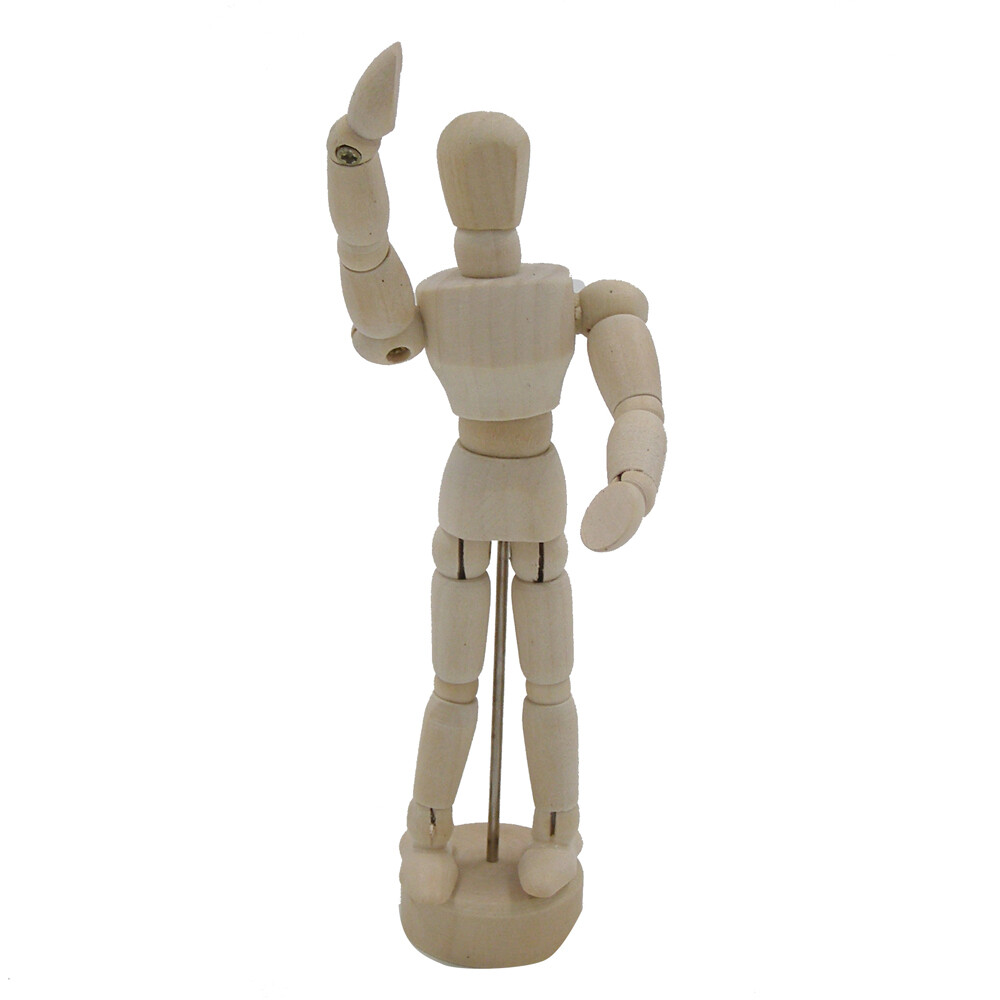 RSC 6&quot; WOODEN MANNEQUIN MODEL (14CM) M/W D18-83