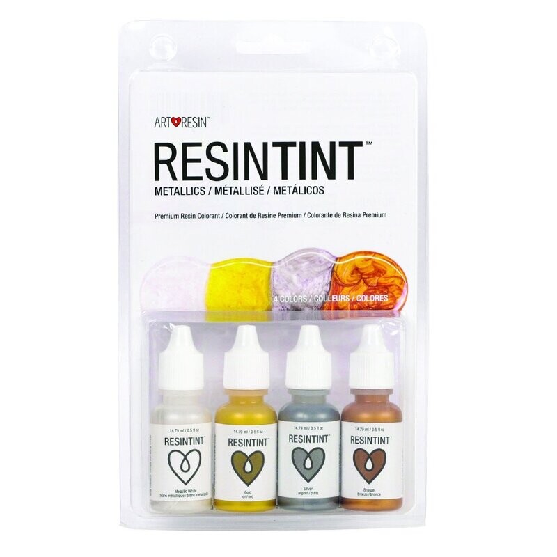 ARTRESIN RESINTINT METALLIC SET OF 4