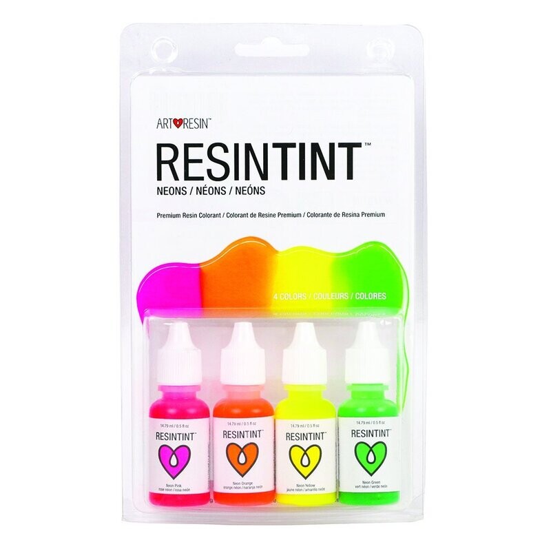 ARTRESIN RESINTINT NEON SET OF 4
