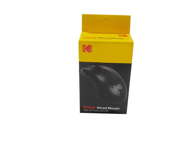 KODAK WM-703 WIRED MOUSE BLACK COLOR