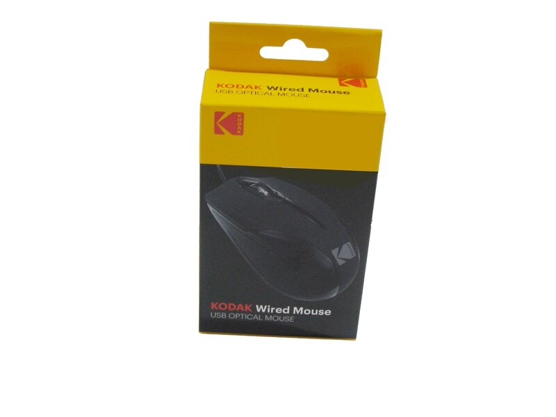 KODAK WM-702 WIRED MOUSE BLACK COLOR