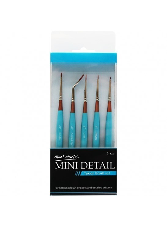 MM 5PCS MINI DETAIL BRUSH SET BMHS0033