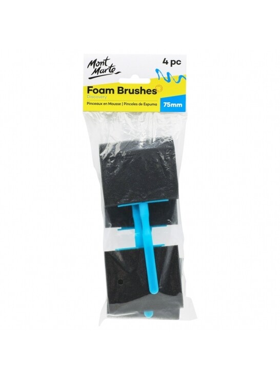 MM 4PCS 75MM HOBBY FOAM BRUSH SET MACR0023