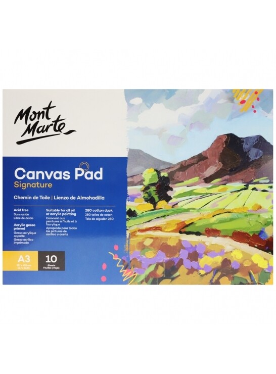 MM A3 CANVAS PAD 10SHS CAXX0023 P21-250