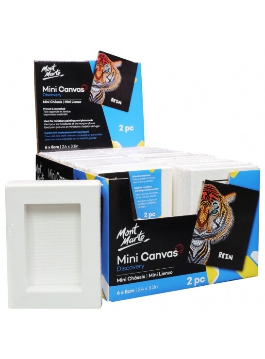 MM 2PCS 6X8CM MINI CANVAS CAXX0608