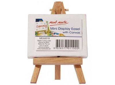 MM 6X8CM MINI CANVAS WITH DISPLAY EASEL MEA0018