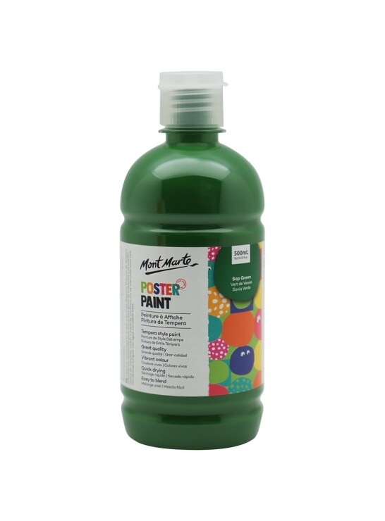 MM 500ML POSTER PAINT SAP GREEN MPST0017