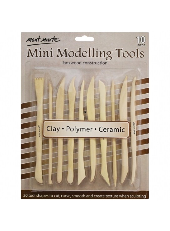 MM 10PCS MINI MODELLING TOOLS BOXWOOD MMSP0003