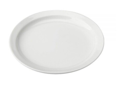 SUNNEX/ORION WHITEWARE NARROW RIM PLATE 21CM/8.5IN