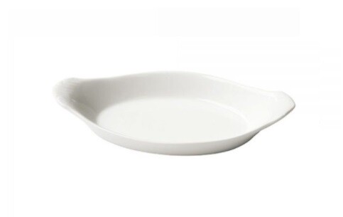 SUNNEX ORION WHITEWARE OVAL EARED DISH 25.5CM