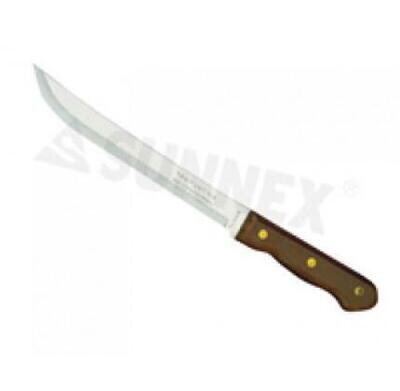 SUNNEX ST.ST CARVING KNIFE WITH WOODEN HANDLE 20.3