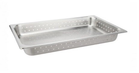 SUNNEX S/S GN 1/1 65MM PERFORATED PAN 23117AH