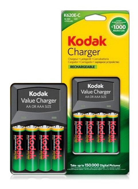 KODAK K620E C+4AA HR2100 NI-MH BATTERY CHARGER