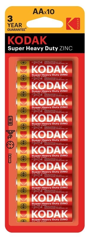 KODAK CZ AA-10+2 CARDED SUPER HD BATTERY (AA)