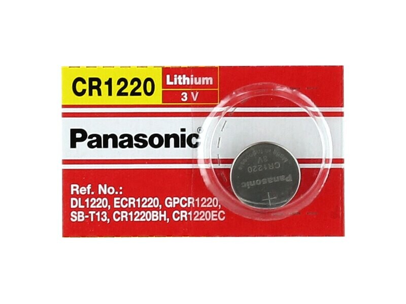 PANASONIC/SONY CR1220 LITHIUM BATTERY