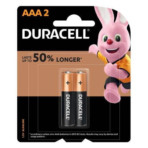 DURACELL AAA SIZE (1X2) ALKALINE BATTERY
