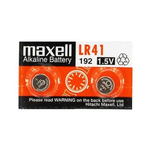 MAXELL 2PC LR41/392 ALKALINE BATTERY