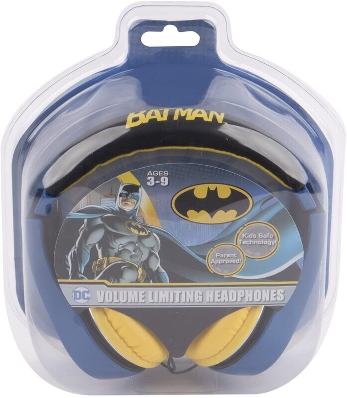SAKAR 30382-INT BATMAN KIDS FRIENDLY HEADPHONE