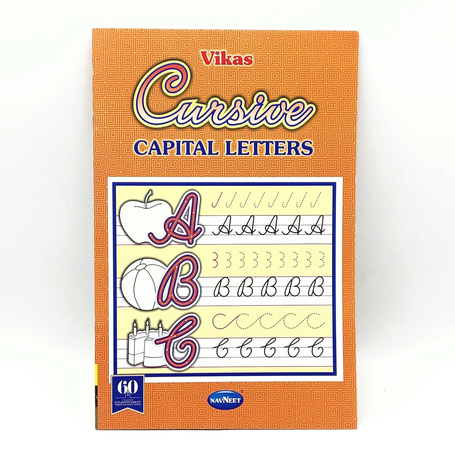 VIKAS CURSIVE LETTER CAPITAL/SMALL BOOK K0067-K006