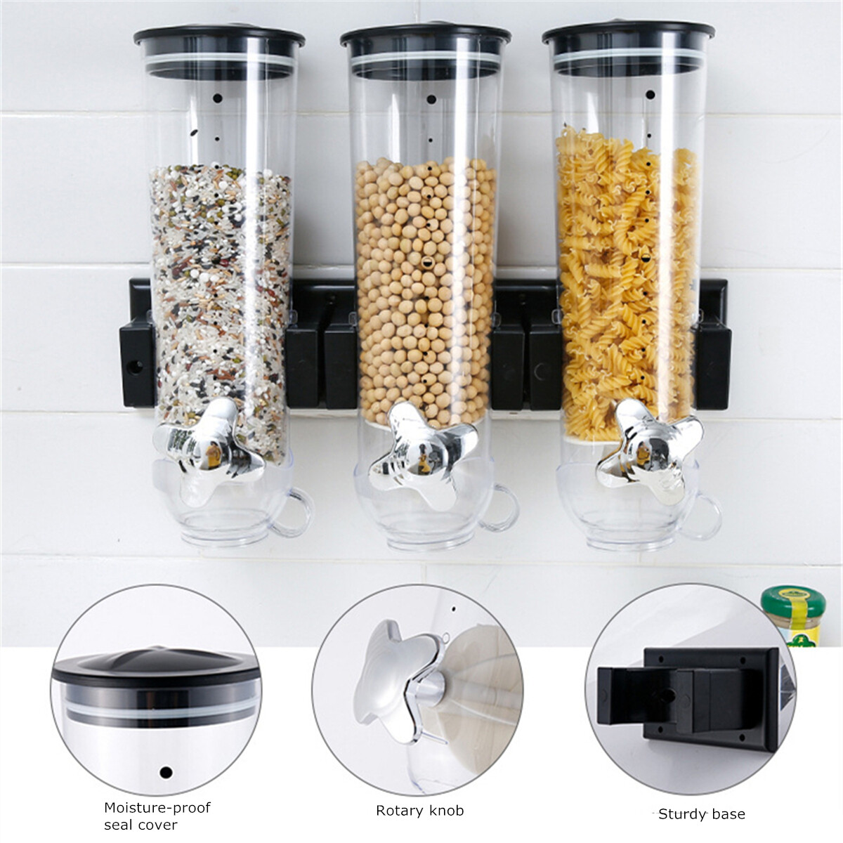 RSC TRIPLE CEREAL DISPENSER P20-86A