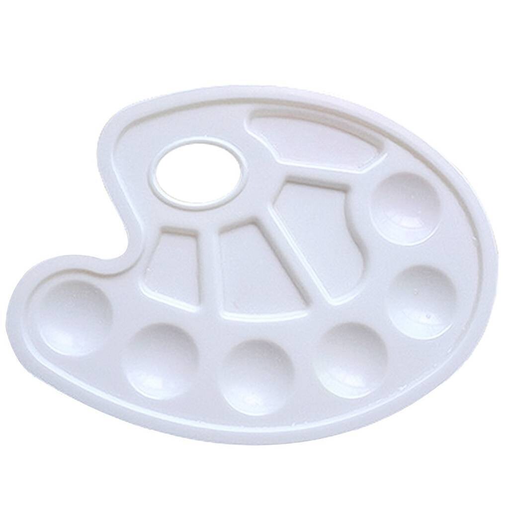 RSC 10 HOLE PLASTIC PAINTING PALLETTE D19-162